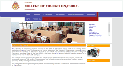 Desktop Screenshot of klecedhubli.org