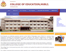 Tablet Screenshot of klecedhubli.org